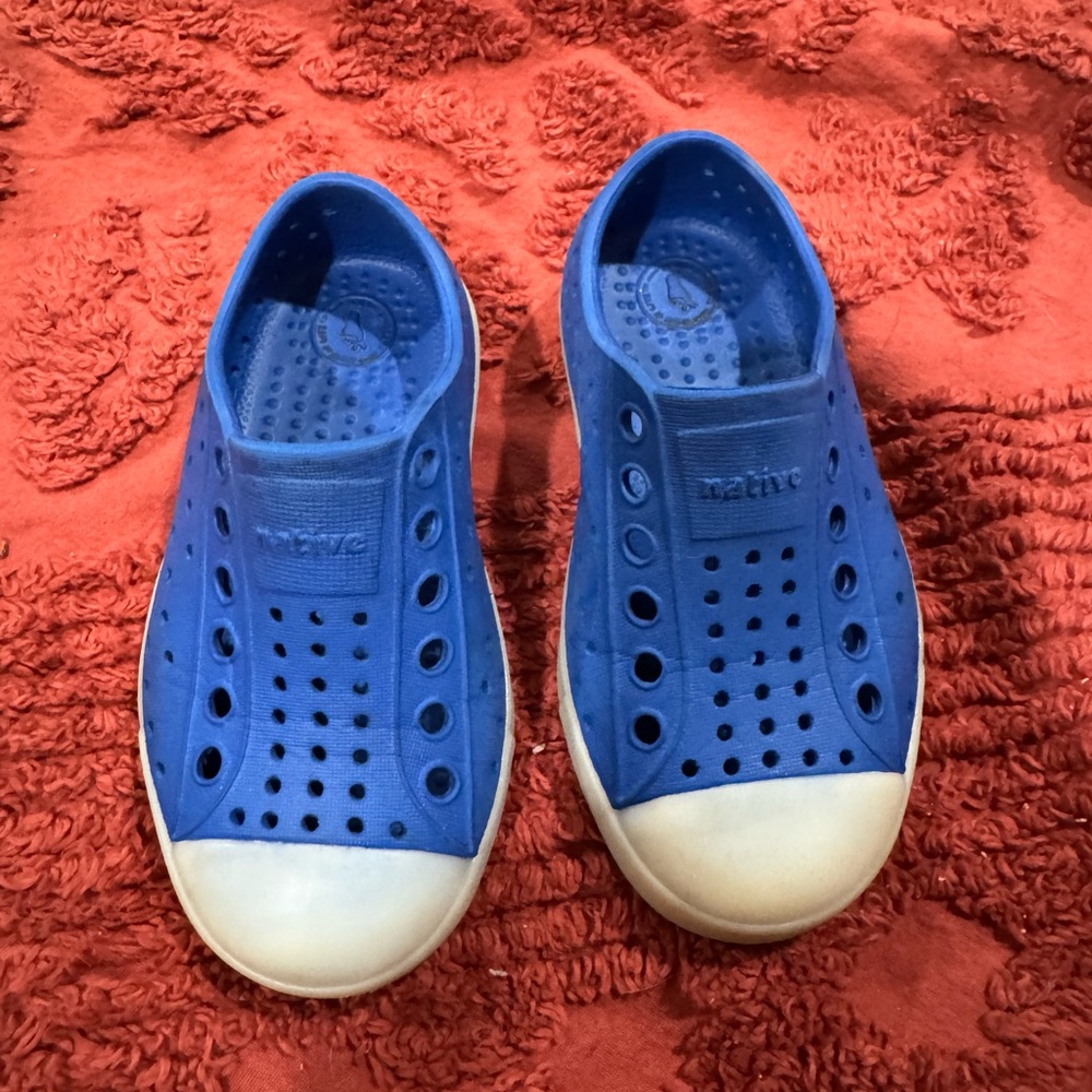 Native Kids Blue Glow Sole Jefferson Shoes